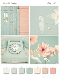 Lovely pastel color combination.