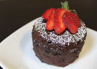 Chocolate cake? Check. Single serving? Check. Made nearly instantly? Oh yeah! This whole-wheat chocolate cake goes from flour to in your mouth in under 5 minutes.
