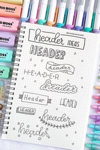35+ Best Bullet Journal Header & Title Ideas For 2019 #bulletjournalideas The ul...#bullet #bulletjournalideas #header #ideas #journal #title
