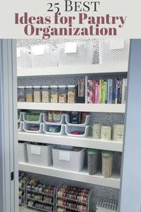 The pantry organization hacks you need to save space and finally get your pantry organized. Plus, where to get the goods to pull them off!