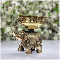 Elephant Brass Urli Bowl Urli-floating Flowers Candle | Etsy