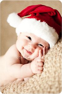 santa baby photo idea