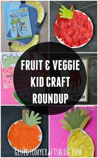 Fruit & Veggie Kid Craft Roundup