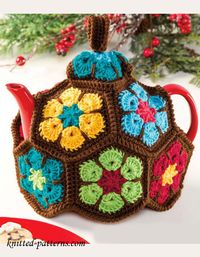 African Flower Tea Cozy Free