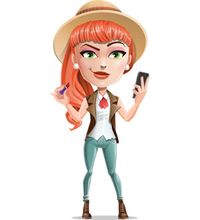 girl cartoon character | Top Character Design Trends for 2019: Bold & Impressive