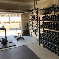 Organized Garage Gym Ideas