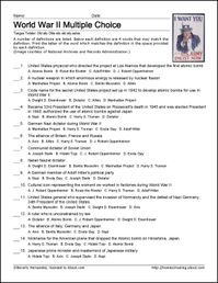 Perfect for homeschooling, use these World War II Printables to teach your homeschool student all about the second World War.