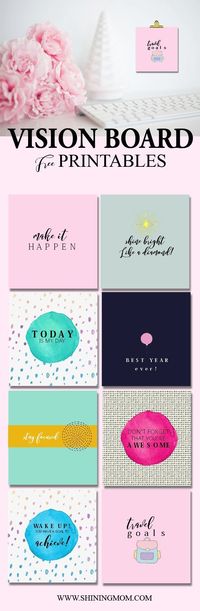 Imprimibles gratuitos para tu vision board. #imprimibles #imprimiblesgratuitos #visionboard #leydelaatracción #proyectos #sueños #decoración #decocoaching