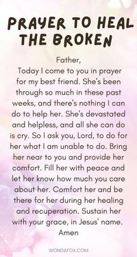 20 Prayers For Health and Healing - Wondafox