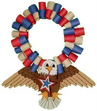 Bald Eagle Wreath
