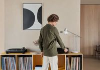 Type01 Plywood Vinyl Storage in Yellow - Tylko