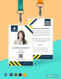Instantly Download Free Sample Construction ID Card Template, Sample & Example in Adobe Photoshop (PSD), Adobe Illustrator, Adobe InDesign (INDD & IDML), Microsoft Word (DOC), Apple (MAC) Pages, Microsoft Publisher Format. Available in 2.13x3.39 Sizes. Quickly Customize. Easily Editable & Printable.