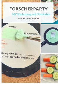 Ich zeige euch hier meine ganz persönliche Forscherkiste mit tollen DIY Ideen für einen gelungenen Kindergeburtstag zum Motto "Forschen, Experimentieren und Entdecken": DIY Einladungskarte mit kostenlosem Printable, Lupen-Muffins, DIY Lavalampe, DIY Slime und vielem mehr. Viel Spaß beim Entdecken!