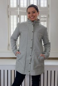 My handmade jacket is finished! Pattern: Closet Core Kelly Anorak, Fabric from A Thrifty Notion! Details on my blog!