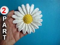 Flor Margarita al crochet - paso a paso en video | Todo crochet