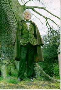 1974 The Green Doctor Jon Pertwee getting in touch with Earth Day.
