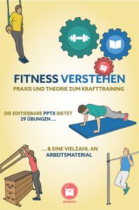 An Hand eines Trainingszirkels für verschiedene Muskelgruppen erarbeiten sich deine Schüler*innen Kompetenzen, um durch Hyptertrophietraining die Kraftfähigkeit zu steigern. Welche Wiederholungszahlen sind gut? Welche Übung für welche Muskelgruppe? Wie gestaltet ich eine Trainingsplan und wie lässt sich das Training intensivieren? Solche Fragen werden praktisch bearbeitet und theoretisch fundiert. #sportunterricht #hypertrophie #coronaundschule #distanzlernen #fitnessinschule #wimasu