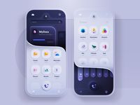 Cloud Storage App ☁️ | Beyond Neumorphism by Andrei Simion on Dribbble