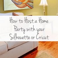 Find out how to host a party with your Silhouette or Cricut die cutting machine. Hosting parties is a great way to make money with your Silhouette machine.