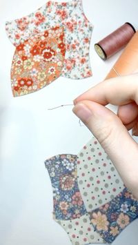 novelsnob on Instagram: How to make an easy knot at the end of your thread. 🧵🪡 #sewingtricks #embroiderytutorial #englishpaperpiecingeverywhere…