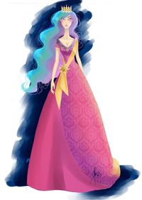 Celestia's Coronation Gown by LadyAmaltea on DeviantArt