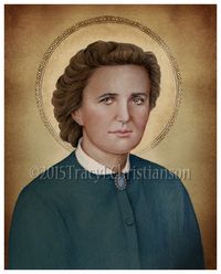 St. Gianna Molla (B) Catholic Art Print Pro-Life Patron Saint #4225