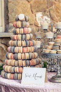 Montagne de macarons
