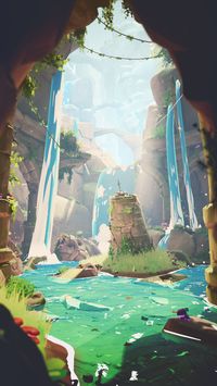 Sword's Rest - The Legend of King Arthur Challenge by Juan AguilarHello everyone! This is my entry for the Artstation The Legend of King Arthur Game Environment/Level Art challenge. I had a lot of fun (and also stress) while doing this challenge. This is my first fully fledged environment. At first I was going to base it on a concept art but I decided to give it a try and make it based on my own ideas. I chose a stylized style because I wanted to challenge myself and test my habilities in color