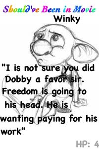 Harry Potter and the Goblet of Fire Should've Been in Movie Winky Quidditch World Cup Dobby