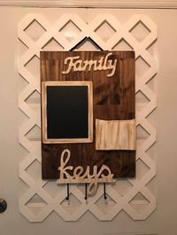 Farmhouse Kitchen Decor - Command Center - Message Board Organizer - Message Center - Mail Organizer - Kitchen Organizer - Family Gift