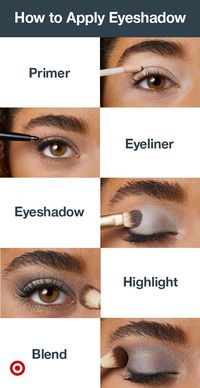 Looking for eye makeup ideas? Try this eyeshadow tutorial. With these makeup tips, it’s easy to get a smokey eye, natural eye or bold, colorful looks for blue eyes or brown eyes.