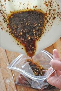 Yummiest Marinade!!!!! 3T extra virgin olive oil 2T soy sauce 2T worcestershire sauce 2T honey 2T dijon mustard 2T ginger (suggest freshly minced) 3 cloves garlic 1 pinch crushed red pepper 1/2t coffee grounds