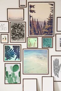 Walnut Wood Art Print Frame - Urban Outfitters