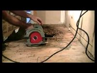 How to Repair Subflooring Using A Porter Cable Circular Saw