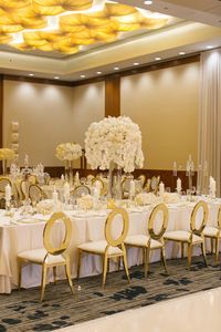 Glamorous White and Gold Ballroom Wedding at the Luxury Fairmont Pacific Rim - MODwedding