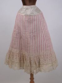 Beautiful 1890 petticoat