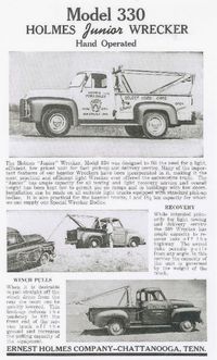 Recovery Vehicle History www.TravisBarlow.com Towing Insurance & Auto Transporter Insurance for over 30 years
