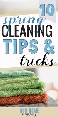 Make Spring cleaning easy by tackling a few main items! Grab your free Spring cleaning checklist to make sure you don't miss a thing this year! #cleaning #organization #printable #clean #declutter