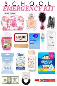 - Emergency kit essentials for girls🌹💞