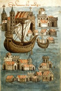 Account of a journey from Venice to Palestine, Mount Sinai and Egypt. Origin: Germany, S. (Passau?). Venice. Date: c. 1467