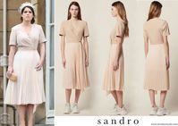 Princess Eugenie wore a Sandro Paris Wrap Dress #sandro #princesseugenie #paris #style #fashion #royalfamily