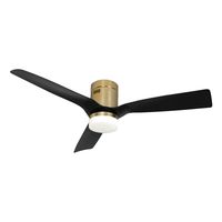 Striver Outdoor Flush Mount Smart Ceiling Fan with Dimmable Light opti – SmaFan.com