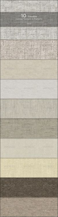10 Tileable Canvas Textures/Patterns - GraphicRiver Item for Sale