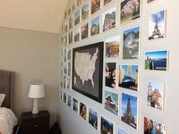 Create a Travel wall that Inspires |Family Memories in Home Decor