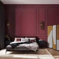 This simple but colorful bedroom is the representation that when it comes to mid-century design, we always have fun and different textures that catch our look. The White Garden is a neutral rug with a geometric design that comes to complete de interior design in a basic way and to bring some comfort.