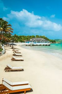 Let the tropical sea-breeze warm your soul and ignite your passions. Sandals Halcyon Beach truly embodies the quintessential Caribbean. | Luxury Travel | Couples Travel | Romantic Vacation | Sandals Resorts