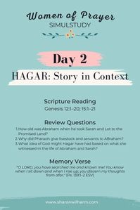 Women of Prayer Simulstudy: Day 2 - Sharon Wilharm | All God's Women