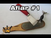 Como Aficar Faca para Couro Usando Lixas D' Água