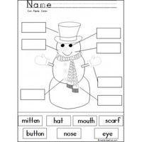 Snowman Learning Activity