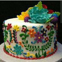 Pasteles floreados